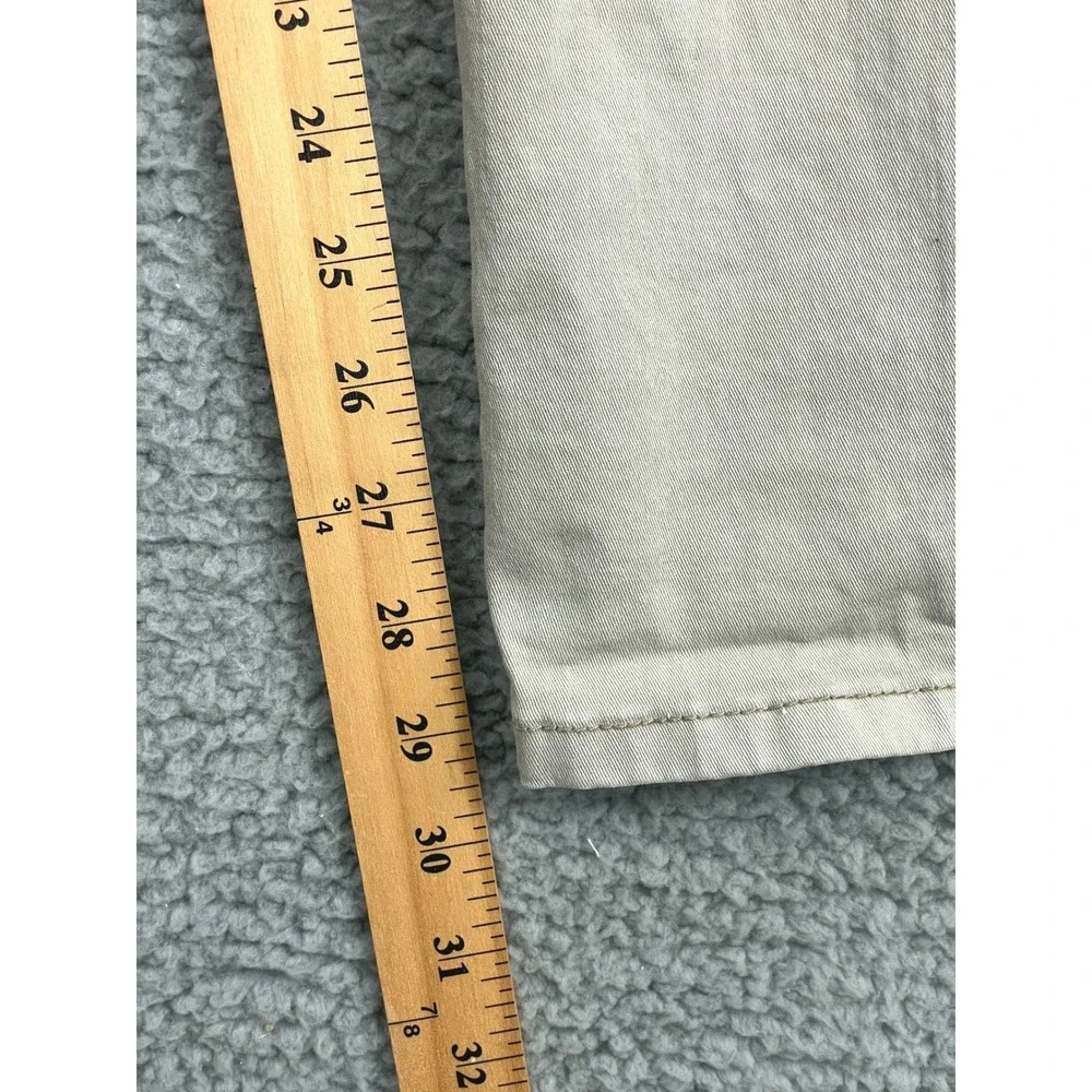 Liverpool Relaxed Straight Pants Men's Size 34 Beige Sandstorm Chino Casual